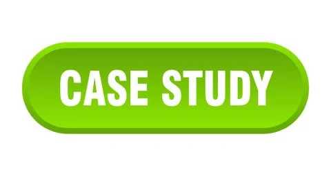 Case study button. case study rounded green sign. case study Stock Illustration