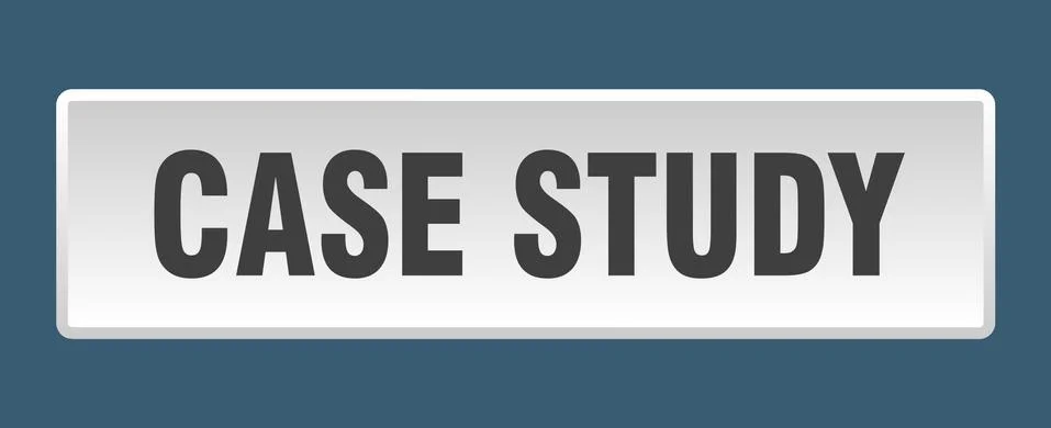 Case study button. case study square white push button 스톡 일러스트