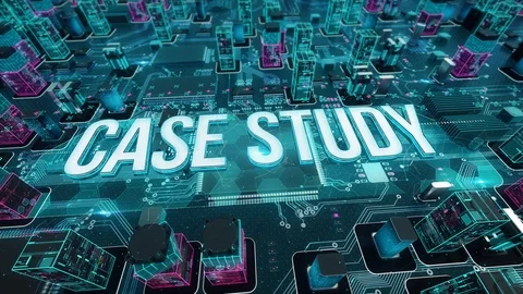 Case study with digital technology concept Stock Footage 103062082
