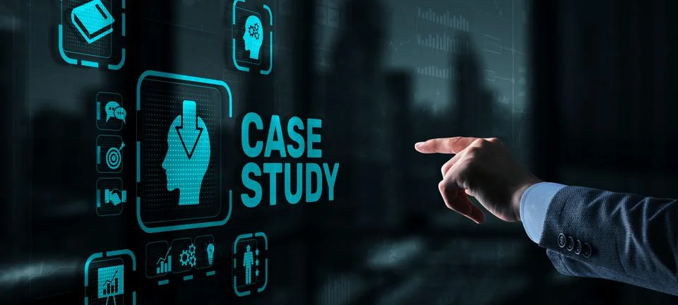 Case Study Education concept. Analysis of the situation to find a solution Foto stock