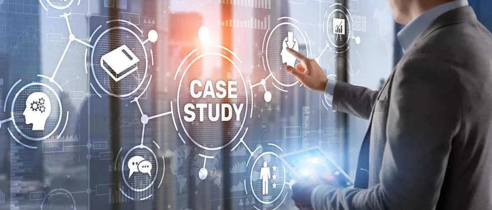 Case Study Education concept. Analysis of the situation to find a solution Stock Photos