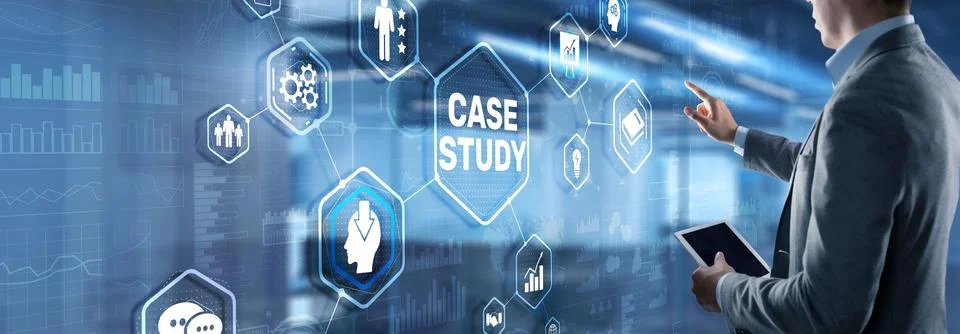 Case Study Education concept. Analysis of the situation to find a solution Stock Photos