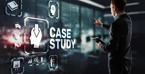 Case Study Education concept. Analysis of the situation to find a solution Stock Photos