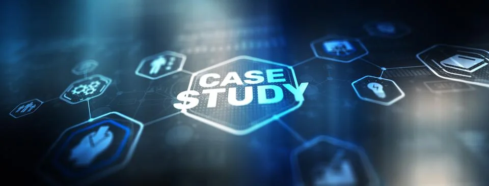 Case Study Education concept. Study online e-learning イラスト素材