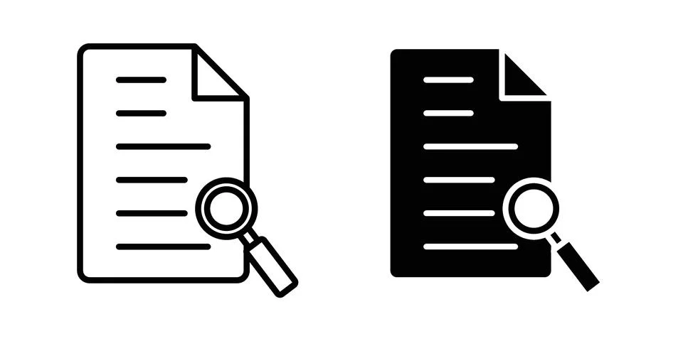 Case study icon graphic element. web icon set Ilustração Stock