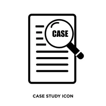 Case study icon Stock Illustration