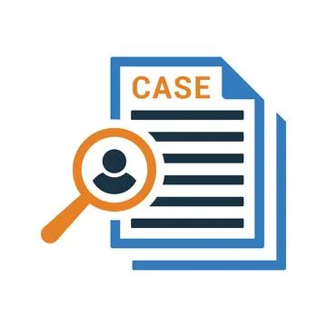 Case Study icon. Stock Illustration