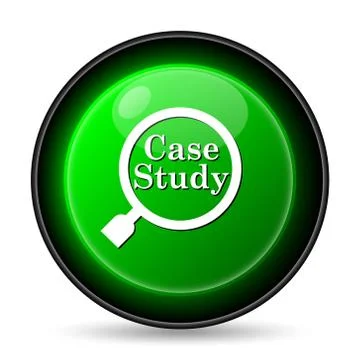  case study icon. internet button on white background.. イラスト素材