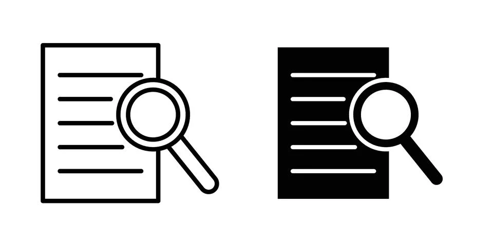 Case study icon vector design illustrations Ilustração Stock