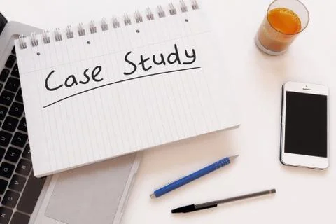 Case Study 스톡 일러스트