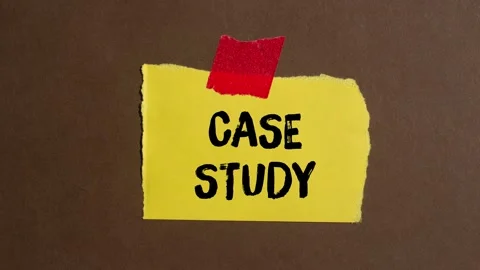 Case study message written on ripped torn paper background. Conceptual Case.. Video stock 323585721