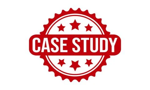 Case Study Rubber Grunge Stamp Seal Vector Illustration Stock Illustration