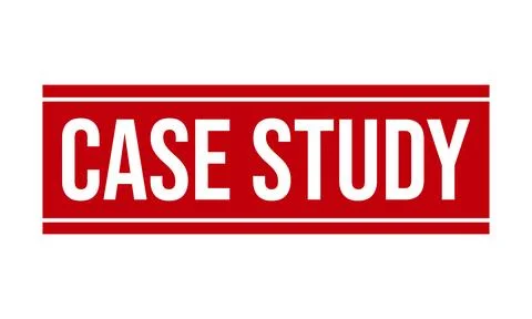 Case Study Rubber Grunge Stamp Seal Vector Illustration Stock Illustration