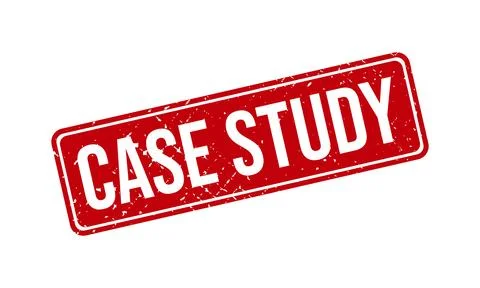 Case Study Rubber Grunge Stamp Seal Vector Illustration Stock Illustration
