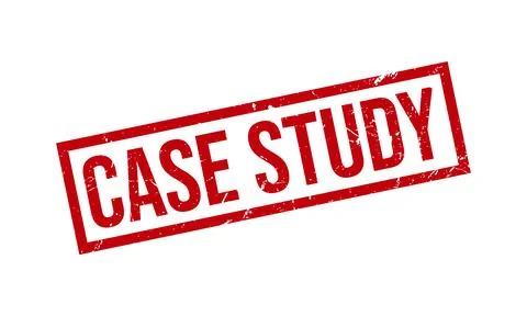 Case Study Rubber Grunge Stamp Seal Vector Illustration Stock Illustration