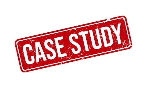 Case Study Rubber Grunge Stamp Seal Vector Illustration Stock Illustration