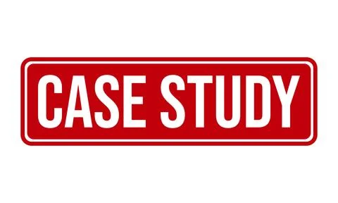 Case Study Rubber Grunge Stamp Seal Vector Illustration 스톡 일러스트