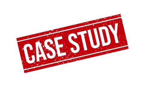 Case Study Rubber Grunge Stamp Seal Vector Illustration Stockillustratie