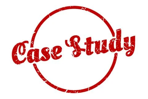 Case study sign. case study round vintage grunge stamp. case study Stock Illustration