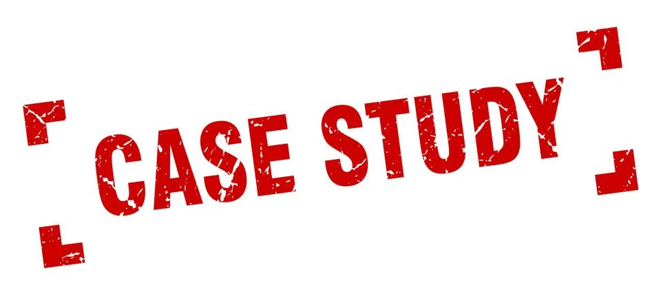 Case study stamp. case study square grunge sign. case study Stock Illustration