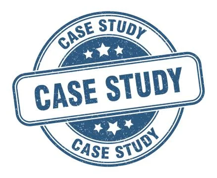 Case study stamp. case study round grunge sign. label Stock Illustration