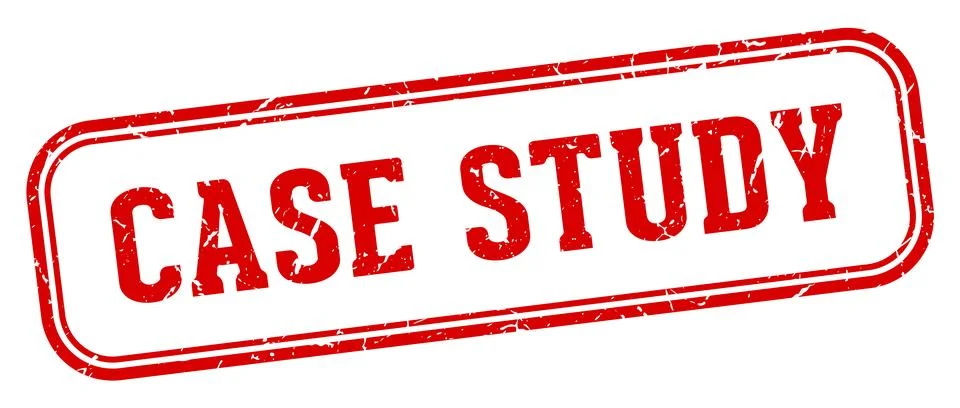 Case study stamp. case study rectangular stamp on white background Stock Illustration