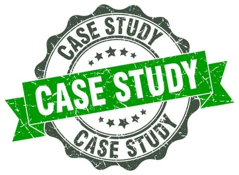 Case study stamp. sign. seal Illustrazione stock