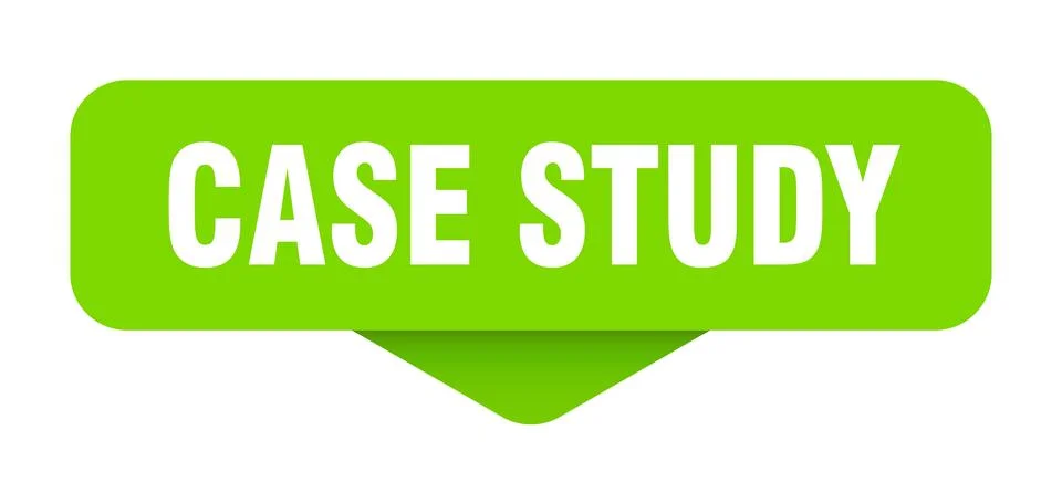 Case study sticker. case study sign on transparent background Stock Illustration