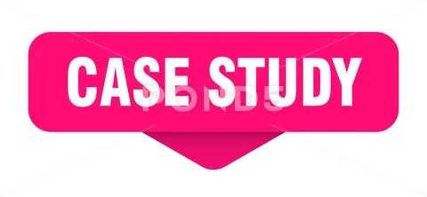 Case study sticker. case study sign on transparent background ...