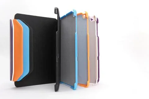 Case for tablet. white background Stock Photos