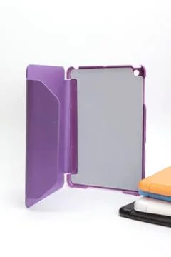 Case for tablet. white background 스톡 사진