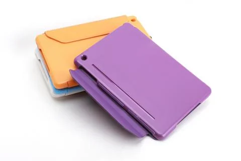 Case for tablet. white background 스톡 사진