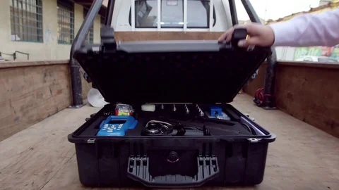 Case with tools Stock Footage 77050463