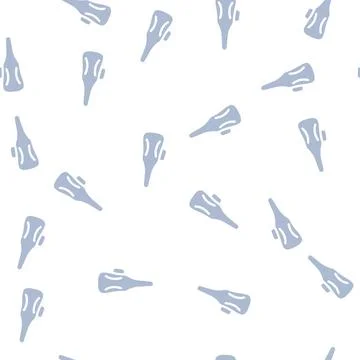 Case for violin glyph vector seamless pattern 스톡 일러스트