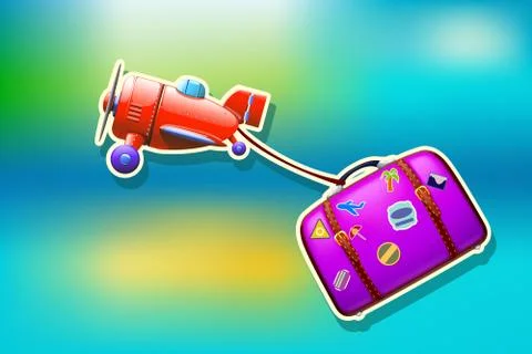 Case3 with stickers Stock Illustration