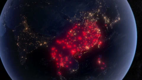 Cases. Virus World Infection Spread From Asia. Stock Footage 130200748