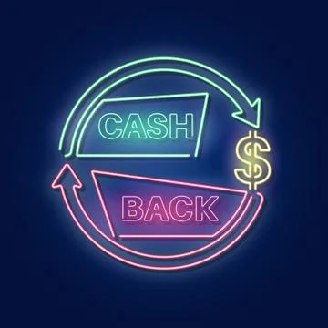 Cash back. Stock Illustration