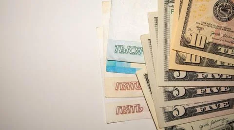 Cash on the background Stock Photos