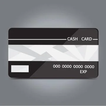 Cash card Stock Illustration