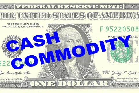 Cash Commodity concept Stock Illustration