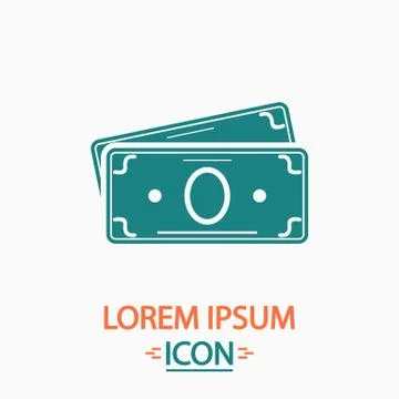 Cash computer symbol Stock Illustration