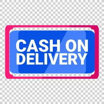 Cash On Delivery Design Stock Illustration
