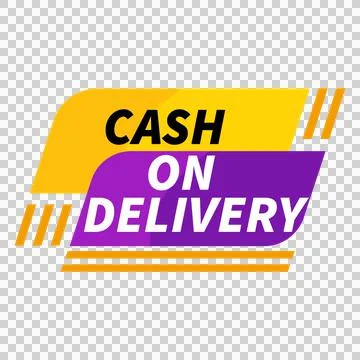 Cash On Delivery Design Stock Illustration