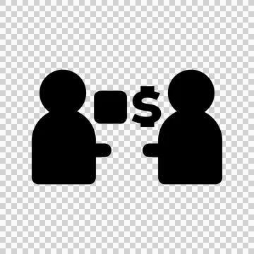 Cash on Delivery icon solid style design vector illustration. Stock Illustration