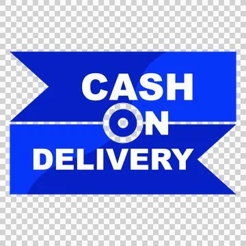 Cash On Delivery Steacker Design Stock Illustration