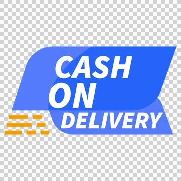 Cash On Delivery Steacker Design Stock Illustration