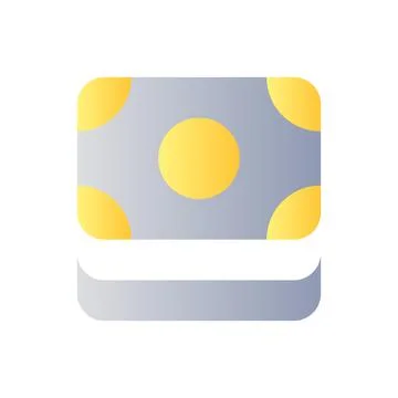 Cash flat gradient color ui icon 스톡 일러스트