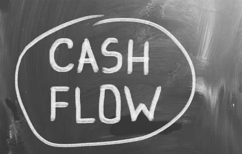 Cash flow concept Stock Illustration