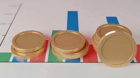 Cash flow concept. Illustrazione stock