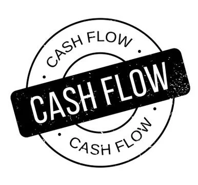 Cash Flow rubber stamp Stock Illustration